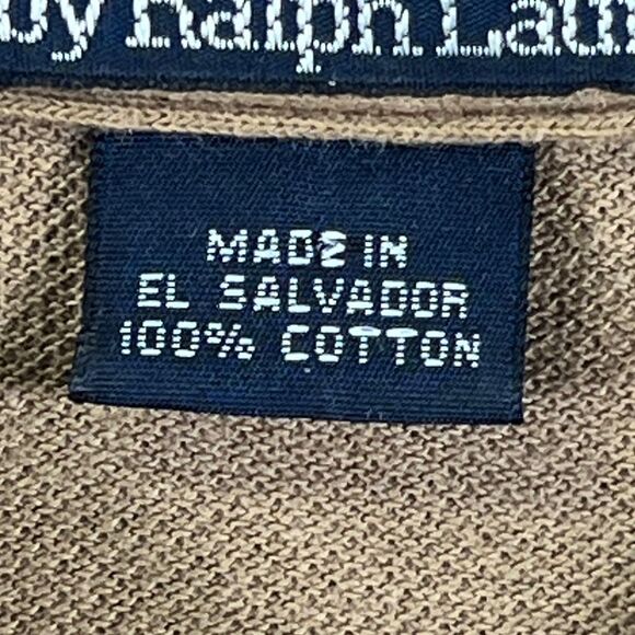 Ralph Lauren Men's Tan Polo Shirt 0643 - Picture 5 of 11